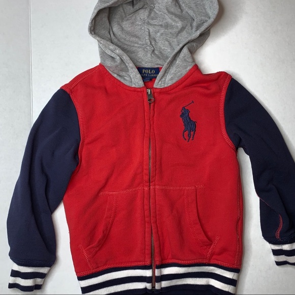 polo multi color jacket